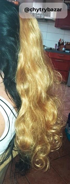 Predám príčesok na štipci-medová blond