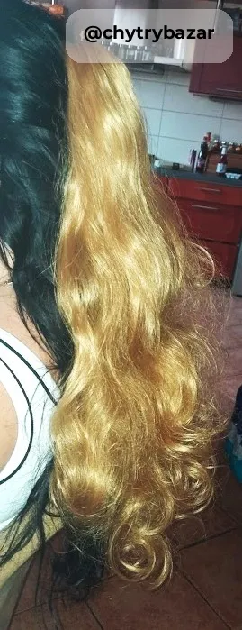 Predám príčesok na štipci-medová blond