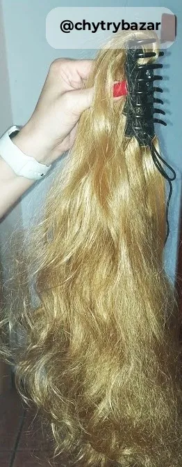 Predám príčesok na štipci-medová blond