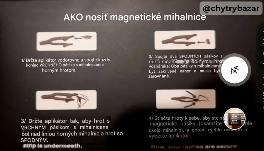 Predám magnetické mihalnice s aplikátorom  