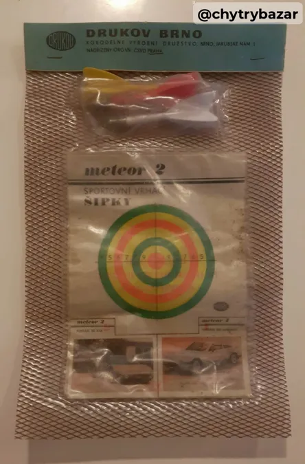 Športové vrhacie šípky Meteor 2. DRUKOV Brno 