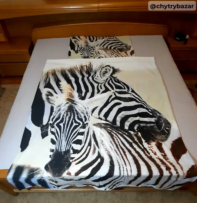 Predám posteľné obliečky  - zebry