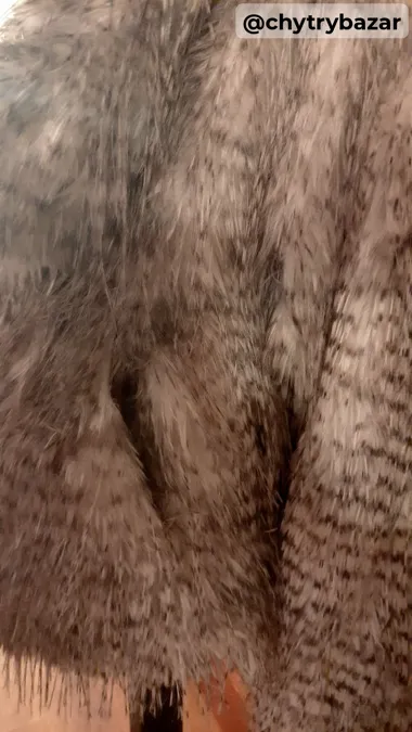 obojstranný exkluzívny kožušek veľ. S-XL
