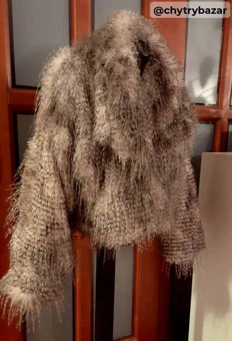 obojstranný exkluzívny kožušek veľ. S-XL