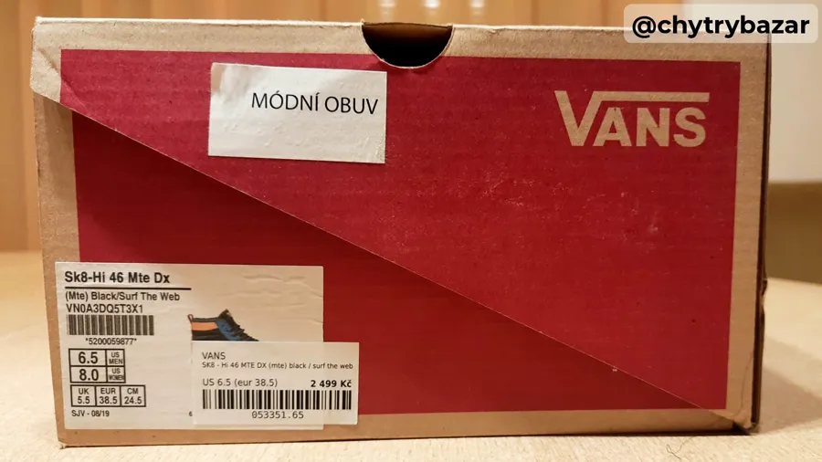 Členkové botasky VANS  Of The Wall veľ.38,5  