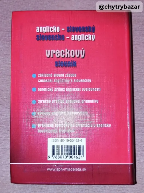 vreckový anglicko-slovenský   slovník