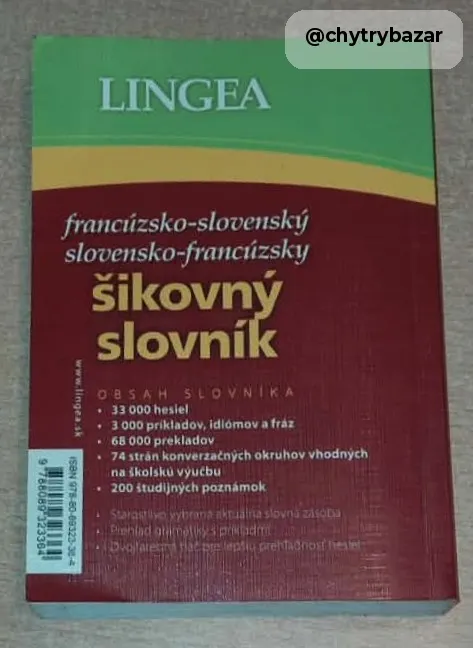 Slovensko-francúzsky, francúzsko-slov.  slovník 