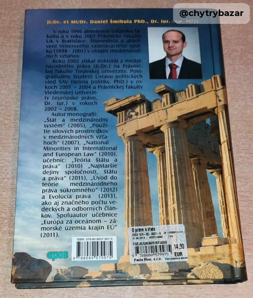 Daniel Šmihula- O PRÁVE A ŠTÁTE