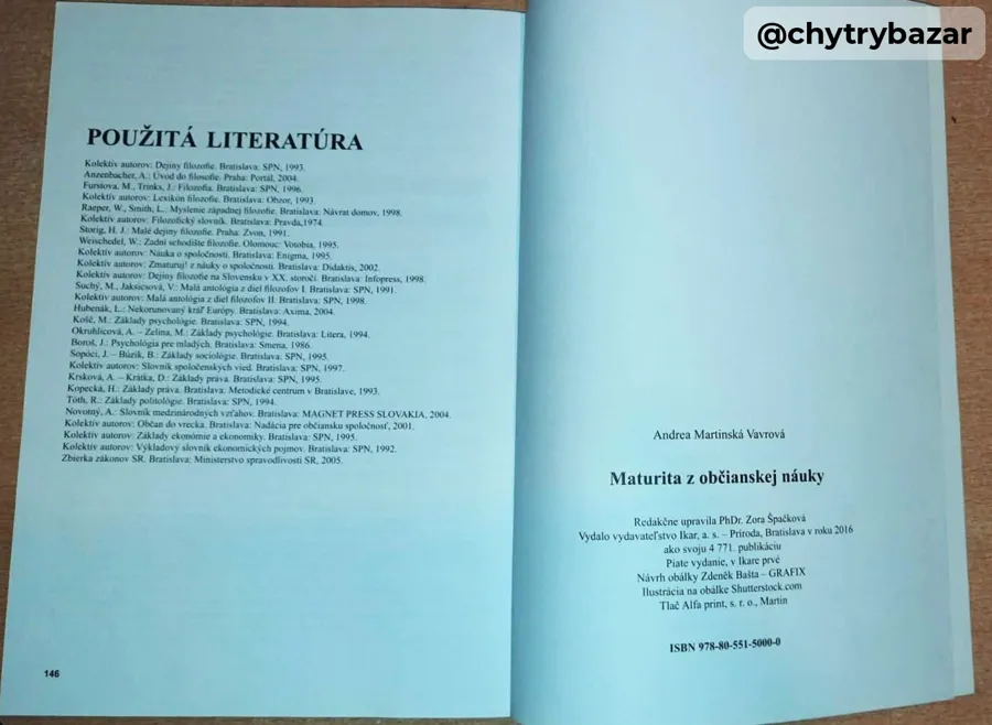  Maturita z občianskej náuky (Andrea Vavrová)