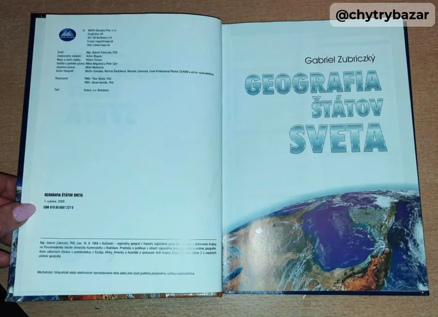 Predám publikáciu -Geografia štátov sveta