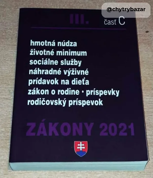 Predám knihu - ZÁKONY 2021 