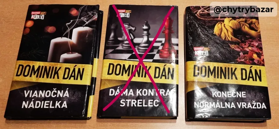 Predám 2 knihy od Dominika Dána