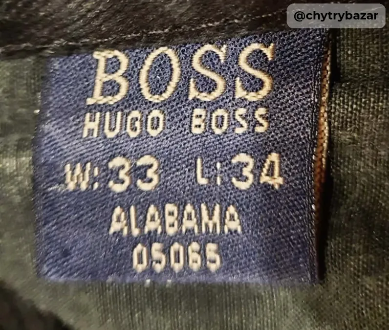 Predám pánske rifle HUGO BOSS veľ.34 (L-XL)