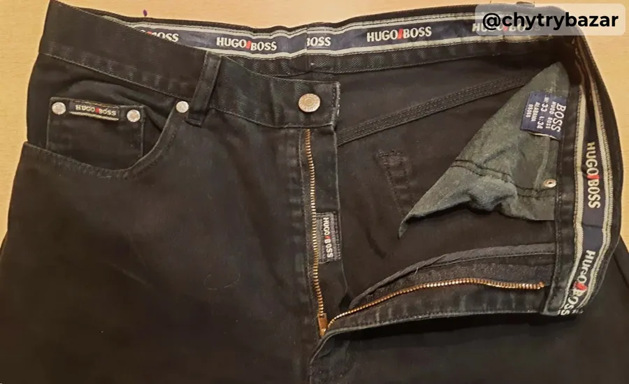 Predám pánske rifle HUGO BOSS veľ.34 (L-XL)