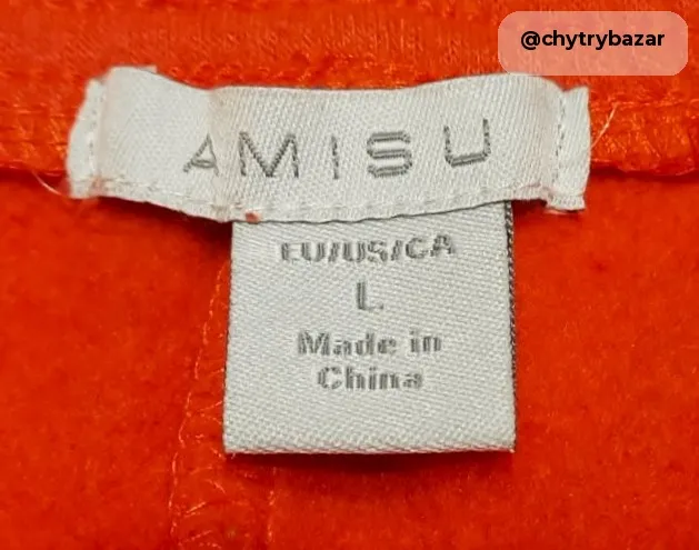 Predám oranžové tepláky AMISU veľ. L-XL