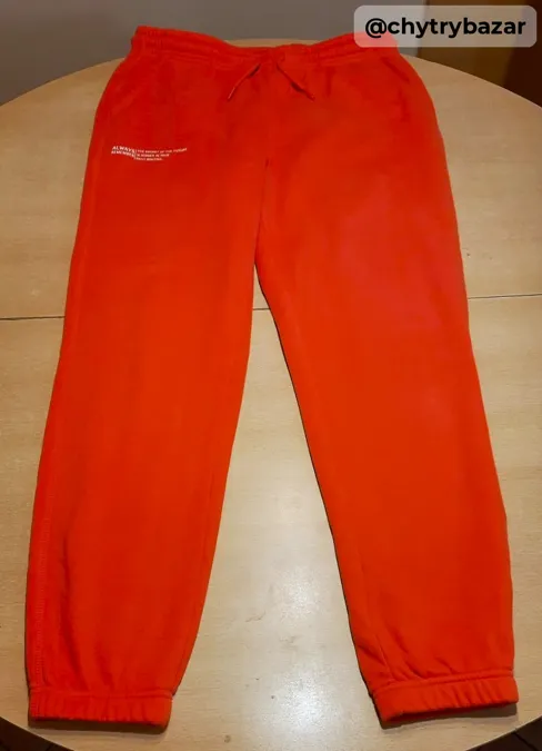 Predám oranžové tepláky AMISU veľ. L-XL