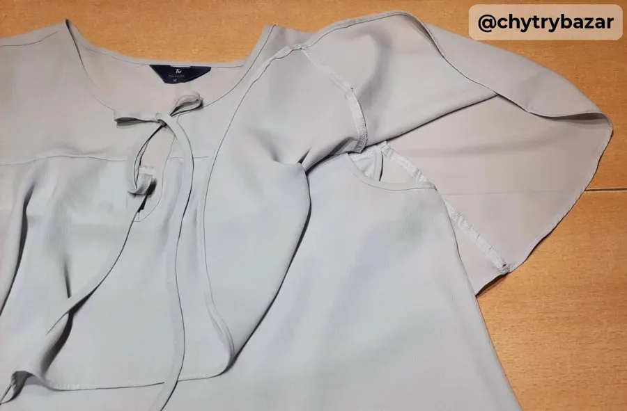Predám elegantnú blúzku s volánom veľ.XL-XXL