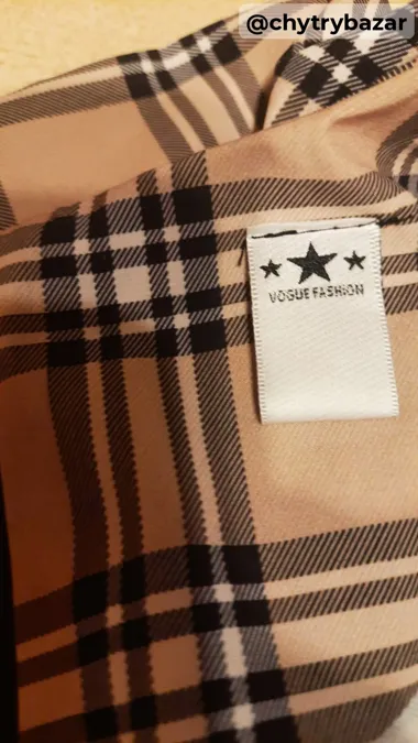 Predám  kárované šaty veľ.S