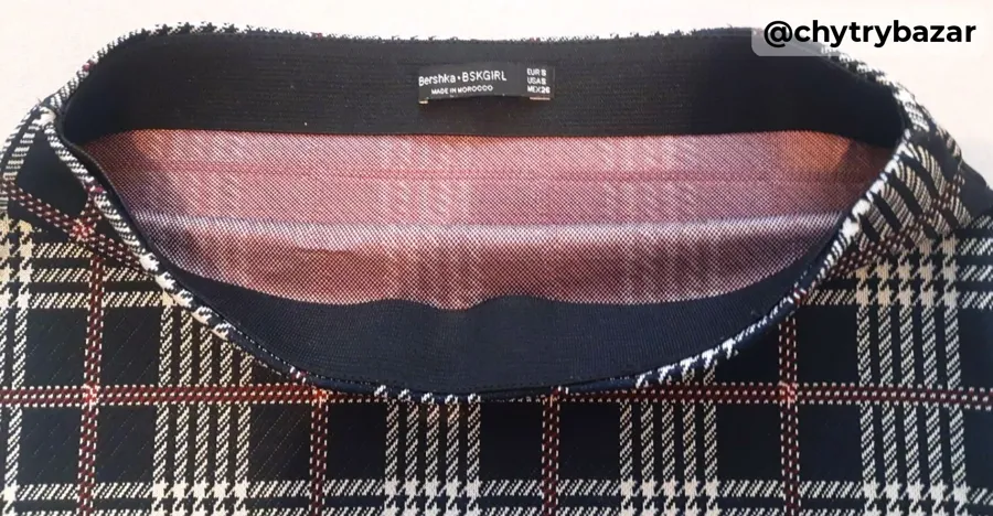 Predám károvanú sukňu BERSHKA veľ.S
