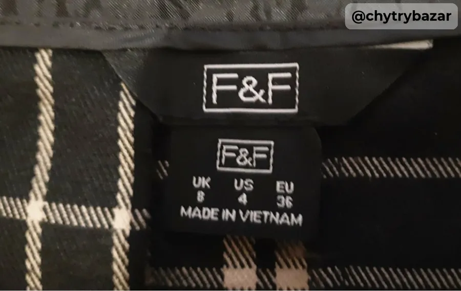 Predám skladanú károvanú minisukňu F&F veľ.S-M