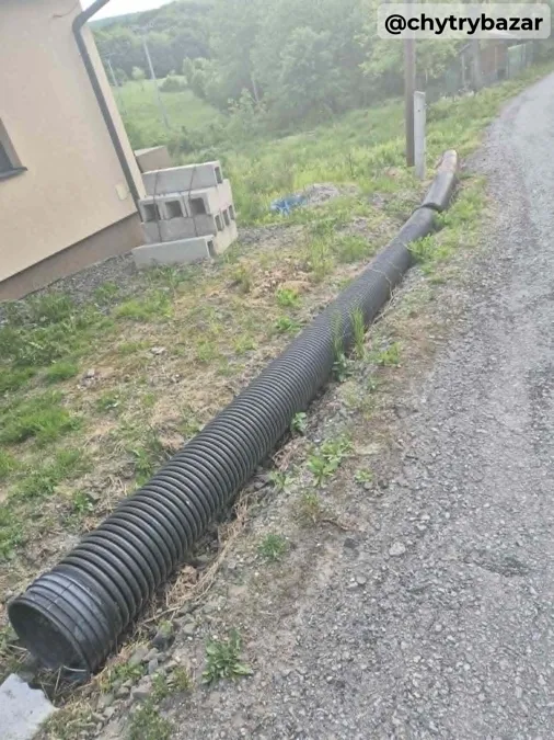 Predám betónové žľaby a korugované rúry