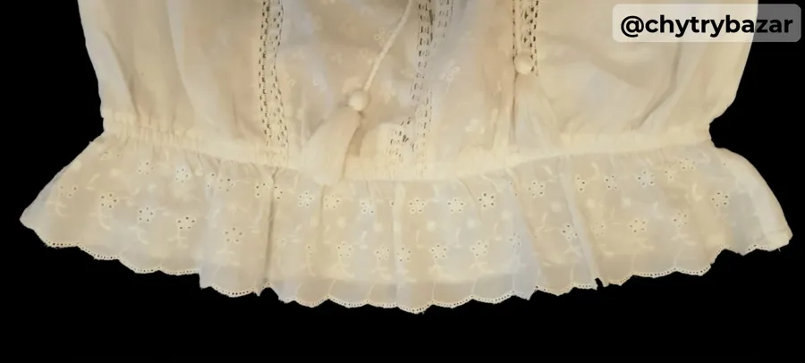 Predám folklórnu blúzku s madeirou veľ. S-L
