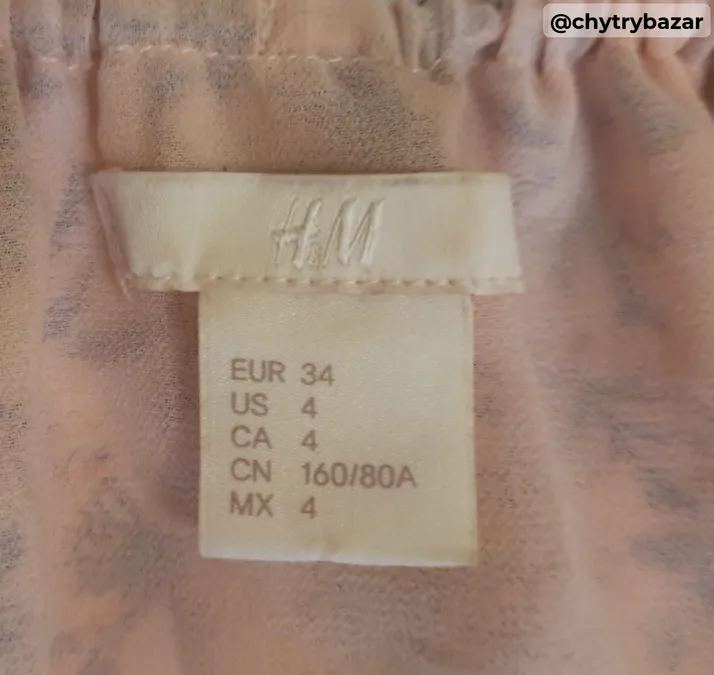 Predám dámsky letný top H&M veľ.34 (XS)