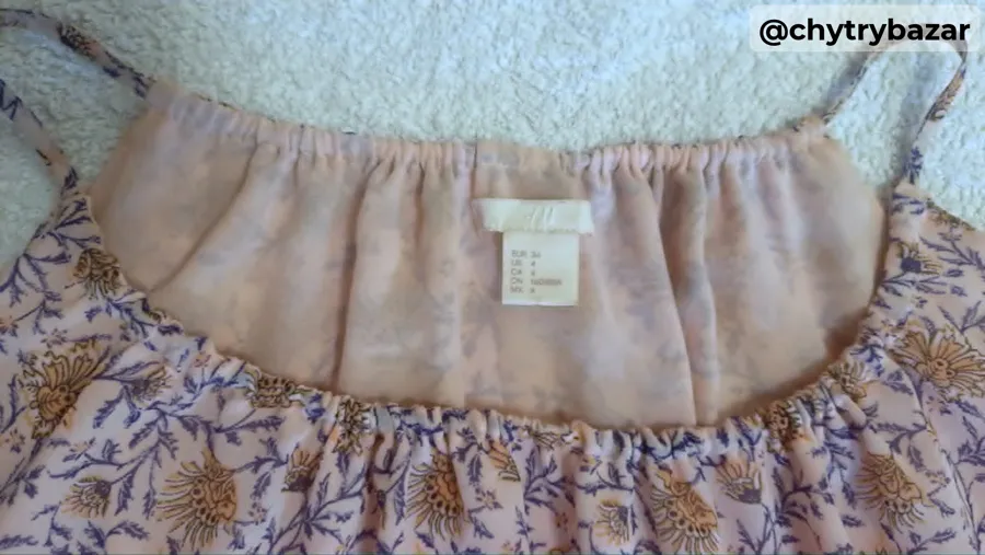 Predám dámsky letný top H&M veľ.34 (XS)