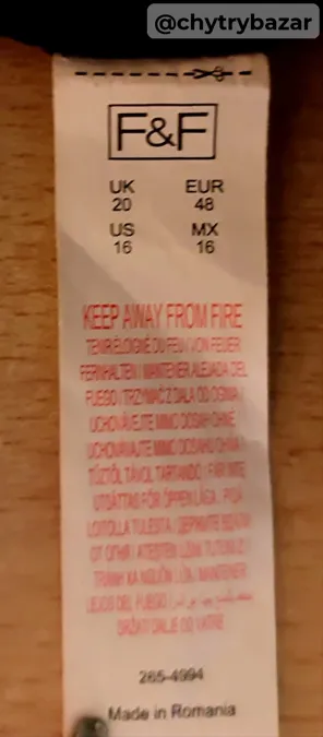 Predám letný top (blúzku) F&F veľ. XXL (48)
