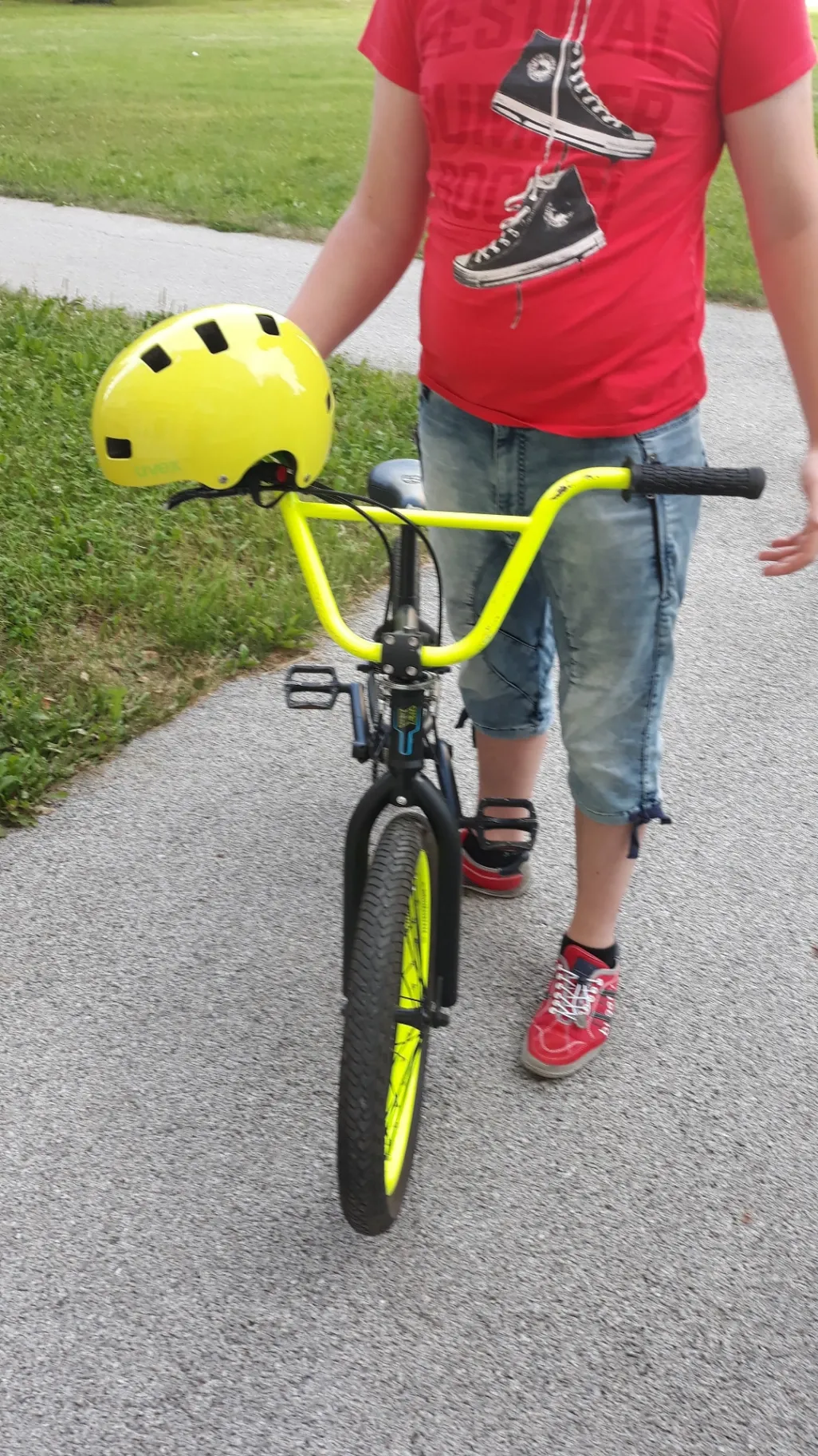 Freestylový bicykel + prilba