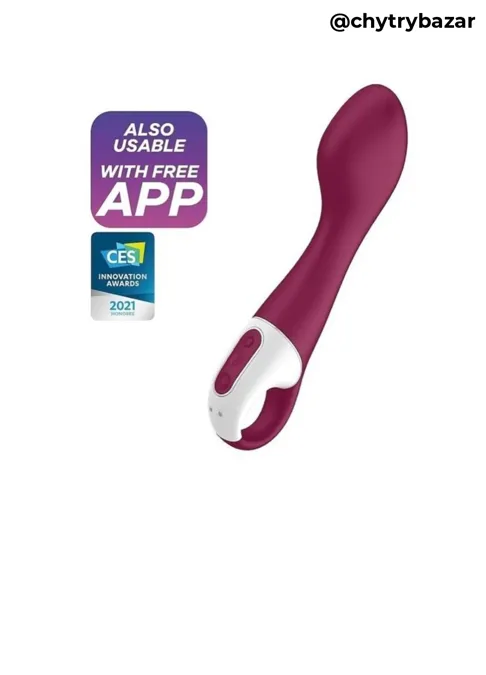 Smart-vibrátor, ružový Satisfyer Hot Spot