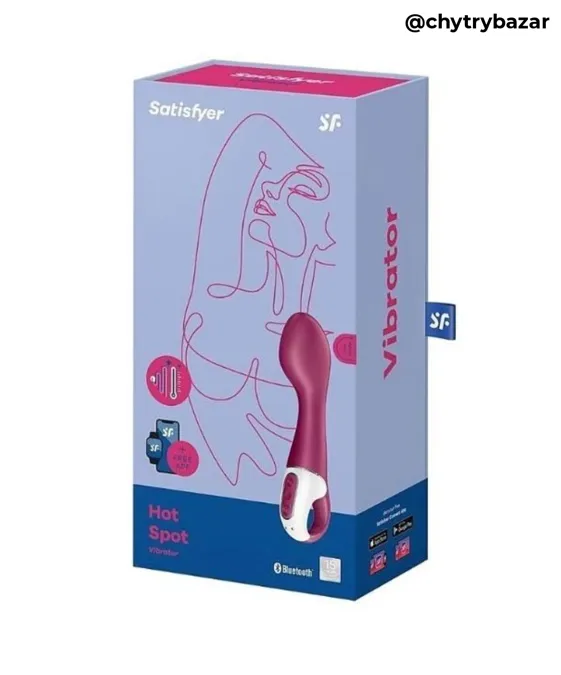 Smart-vibrátor, ružový Satisfyer Hot Spot