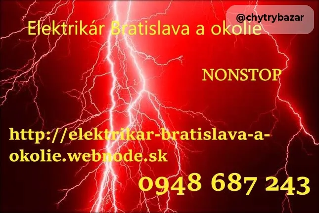 Elektrikár Bratislava a okolie-NONSTOP
