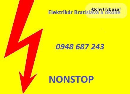 Elektrikár Bratislava a okolie