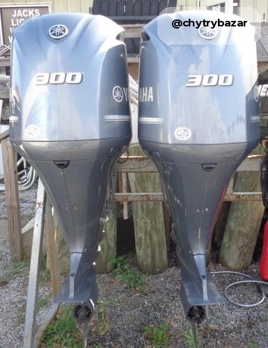 Used Pair 2019 Yamaha F300 300 HP Outboard Engine