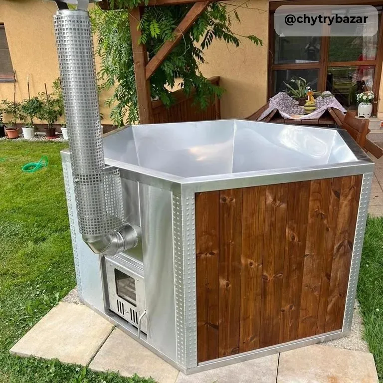 Nerezový kúpací sud