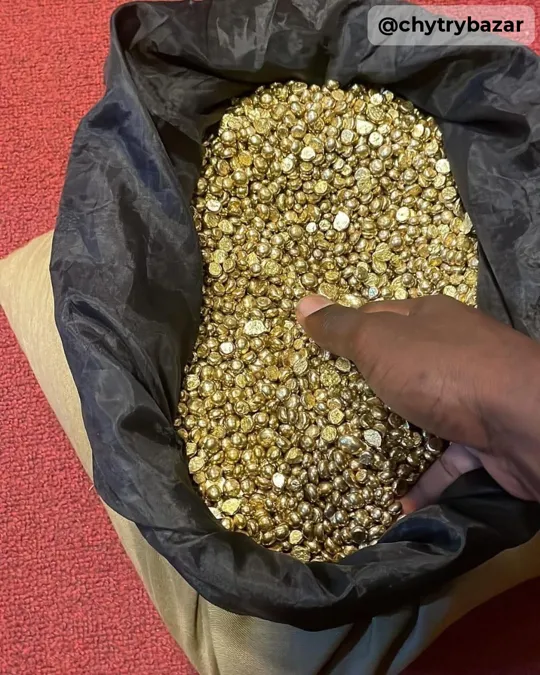 We offer Gold Bars and Gold Nuggets.