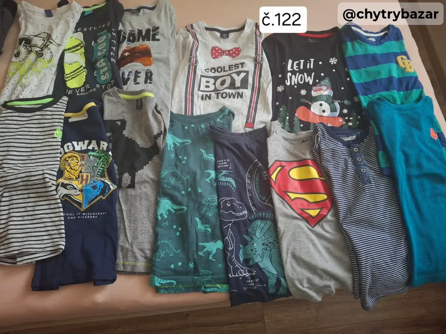 Chlapčenské tričká s dlhým rukávom 