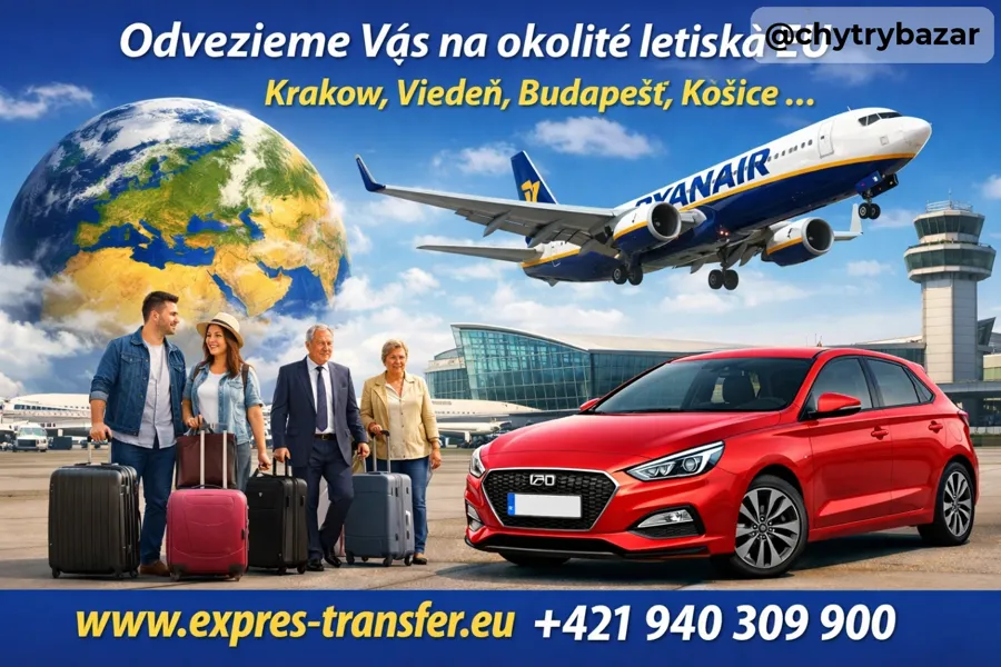 Poprad - Krakow doprava na letisko 