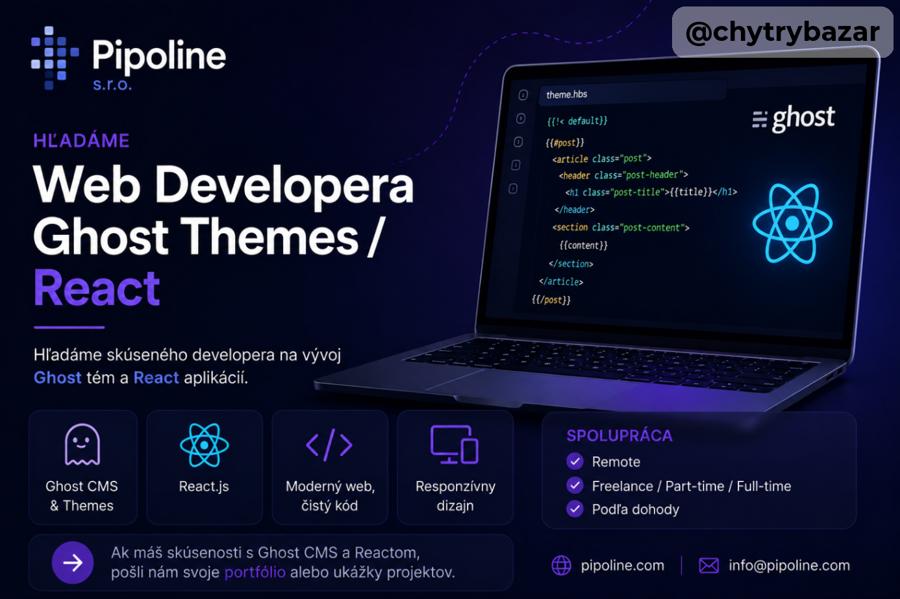 Web Developer (Ghost Themes & React)