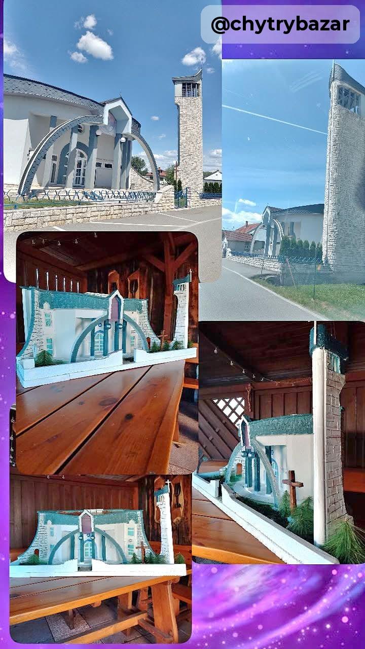 Maketa kostol Lúčka okr Sk 